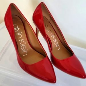 NEW Red Calvin Klein Heels